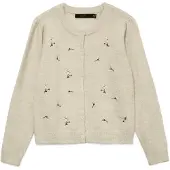 Vero Moda Kofta 'VMFiorella' beige / gul / mörkgrön / puder
