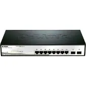 D-Link DGS-1210-10/E DGS-1210-10/E Nätverks-switch 8 + 2 Port 20 GBit/s
