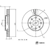 FEBI BILSTEIN Bromsskiva 198933, 1 Stycke