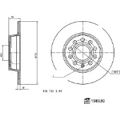 FEBI BILSTEIN Bromsskiva 198930, 1 Stycke