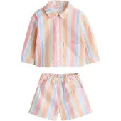 Next Set pastellblå / pastellgrön / pastellorange / off-white