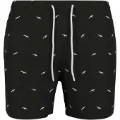 Urban Classics Badshorts svart / vit