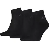 Calvin Klein 3 Pack Soft Cotton Stretch Ankle Socks