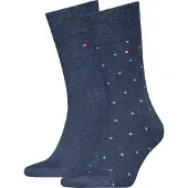 Tommy Hilfiger 2 Pack Flag Polka Dot Socks