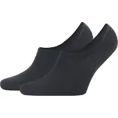 Tommy Hilfiger 2 Pack Anti Slip Heel Footie Socks