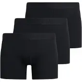 Superdry för män. M3110452C Förpackning med 3 boxershorts Svart design (M), Hemkläder, Bomull