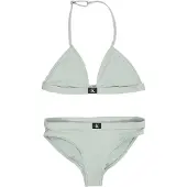 Calvin Klein Girls Triangle Bikini Set CK Monogram