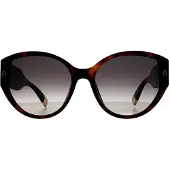 Furla Cat Eye Dam Shiny Dark Havana Smoke Grey Gradient SFU784