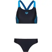 Arena Bikini 'OPENINGS' turkos / svart