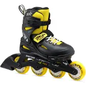 Rollerblade Rullskridskor - Fury - Svart/Gul - Inlines - - 29/33 - Rullskridskor