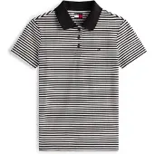 Tommy Hilfiger T-shirt 'ESSENTIAL' svart / vit