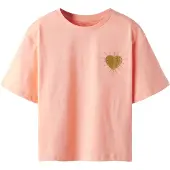 Name it T-shirt 'NKFBeatrice' guld / aprikos