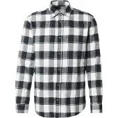 Jack & Jones Skjorta 'JWHJOSHUA' svart / vit