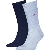 Tommy Hilfiger Classic 2-Pack Strumpor 134 Blå Ljusblå Storlek