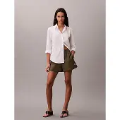 Calvin Klein Relaxed Cotton Poplin Shorts