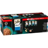 Sheba Delicacy Fish Flavours in Jelly - vått kattfoder - 80x 85g