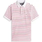 Tommy Hilfiger T-shirt 'CORE 1985' röd / vit