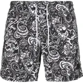 Urban Classics Badshorts svart / vit