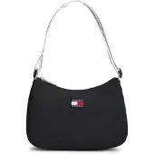 Tommy Hilfiger Axelremsväska 'Essential Daily' marinblå / röd / svart / vit
