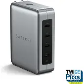 Satechi ST-W145GTM USB-laddare 145 W 4x USB-C Power Delivery Grå Inomhus