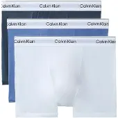 Calvin Klein 3 Pack Relaxed Trunks Icon Cotton Stretch