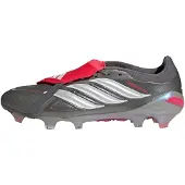 Adidas Predator Pro Fold-over Tongue Fg Finishers Steel - Silver/vit/lucid Red - Gräs (Fg), storlek 46