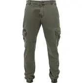 Urban Classics Washed Cargo Twill Byxor