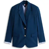 Tommy Hilfiger Tommy Jeans Boyfriend Fit Gold Tone Button Blazer