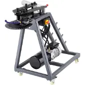 Vevor elektrisk rörbockningsmaskin, 750W elektrisk rörbockningsmaskin med 6L hydraulcylinder, rörlig rörbockningsmaskin med 3 matriser och 180° maxbockningsvinkel, lämplig för rör 25,4 mm, 38,2 mm, 42
