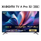 Xiaomi A Pro 2026 - 32 Diagonal klass LED-bakgrundsbelyst LCD-TV - QLED - Smart TV - Google TV - 720p 1366 x 768 - HDR - Quantum Dot - mörkgrå