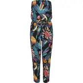 Urban Classics Jumpsuit blandade färger / svart