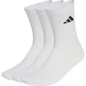 Adidas Strumpor - 3-pack - Ess Crew - White/White/Bl - - 37/39 - Strumpor
