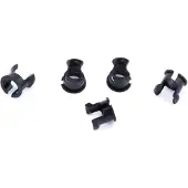Campagnolo Valve Bushing Fot Bora One/ultra Wheels 5 Units Pump Svart