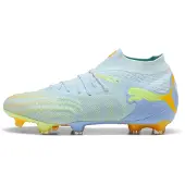 Puma Future 9 Ultimate FG Light Up - Grön/Ljusblå/Intensiv lavendel Dam - Gräs (FG), storlek 40