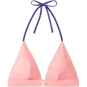 Calvin Klein Halter Triangle Bikini Top CK Monogram