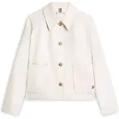 Tommy Hilfiger Water Repellent Collared Relaxed Short Jacket