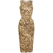 LASCANA Klänning beige / svart