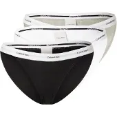 Calvin Klein 3 Pack Bikini Briefs Cotton Stretch Rib