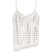 Bershka Topp svart / vit