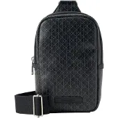Calvin Klein Allover Emblem Logo Square Sling Bag