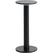 HAY LED-batteridriven bordslampa HOST PORTABLE, antracit, 22 cm IP44 dimbar, Svart, Vardagsrum / matsal, Aluminium / grå / zink, Modern