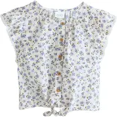 Next Blus kiwi / syrén / vit