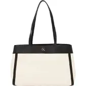 Calvin Klein Cotton Canvas Tote Bag