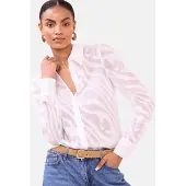 Lipsy Blus rosa / vit