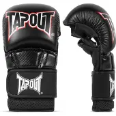 TAPOUT Sporthandskar 'Brawl' röd / svart / vit