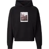 HUGO Sweatshirt 'Deneb' ecru / brun / svart / vit