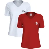 Calvin Klein Jeans Lv047c906g Kortärmad T-shirt Med V-ringning 2 Enheter