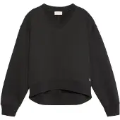 Calvin Klein Relaxed Woven Monologo French Terry Sweatshirt