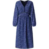 Pepe Jeans för kvinnor. PL9537802 Klänning Barby blå (S), Casual, Viskos, Lång ärm