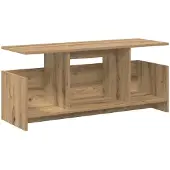 vidaXL TV-bänk Artisan Ek 102 x 35 x 45 cm Konstruerat trä